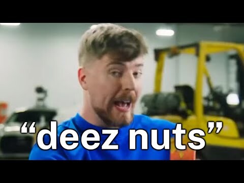 MrBeast's Deez Nuts Commercial with Vine Booms