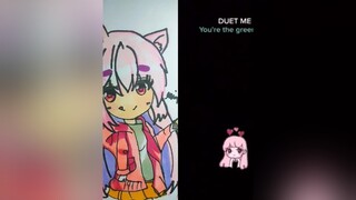 duet with  japanese voicepractice voiceacting drawing