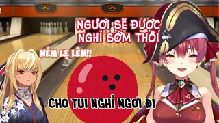 [Hololive Vietsub] Marine và Flare chơi bowling