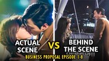 Business Proposal Behind The Scene (BTS) VS Actual Scene Episode 1-8 (Ahn Hyo Seop, Kim Se Jeong)