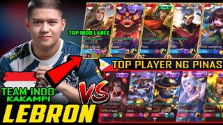 LEBRON KAKAMPI TEAM INDONESIA SA ARENA vs. TEAM PHILIPPINES ~ MOBILE LEGENDS PH