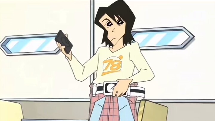 Crayon Shin-chan and Kamen Rider