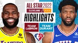 TEAM LEBRON vs. TEAM DURANT | FULL GAME HIGHLIGHTS | 2022 NBA All-Star Game