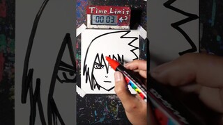 How to Draw SASUKE in 30 Seconds