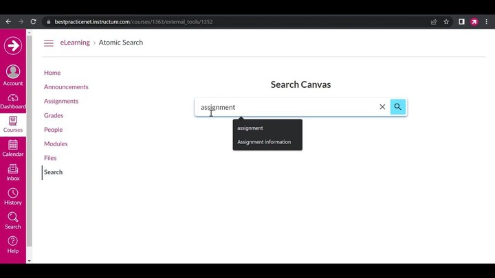 How to Canvas - Search