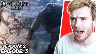 The Best Titan Returns!! Plan To Seal The Wall!! Attack on Titan Ep.3 (Season 2) REACTION