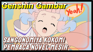 [Genshin Impact, Gambar] Sangonomiya Kokomi pembaca novel Mesir