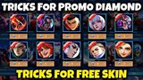TRICKS FOR PROMO DIAMOND / FREE SKIN NEW EVENT - NEW EVENT PROMO DIAMOND - MLBB