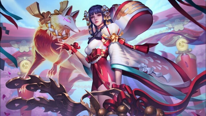 Skin Spotlight | Tel'Annas: Fox Shrine Maiden | Arena of Valor - TiMi