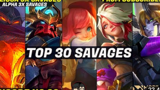 PESTA SAVAGE PARA PRO PLAYER MOBILELEGEND KOMPILASI 🔥🔥❗