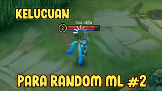 Kelucuan Player MLBB Random Moment ML 2, Mobile legends Lucu Exe 🤣