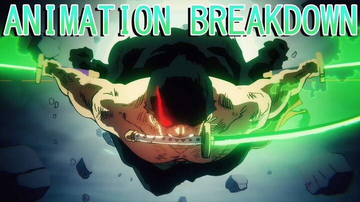 Analyzing The Animation Insanity that is : One Piece Episode 1062  | Zoro VS King