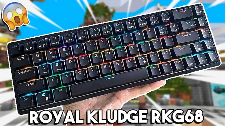 Best Budget 65% Mechanical Keyboard! Royal Kludge RK837/RKG68 Unbox And Review! (Tagalog)