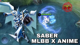 SABER AS HAKURYUUKUO in Mobile Legends