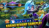 Karina Revamp Gameplay , Next Best Assassin - Mobile Legends Bang Bang