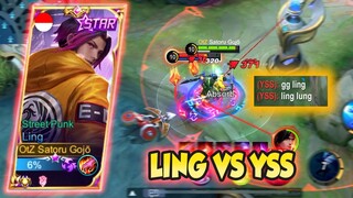 LING VS YSS, CARA MENGHADAPI YSS SAAT PAKAI LING - LING FASTHAND GAMEPLAY #25