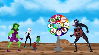 Rescue SHE HULK & SPIDERMAN: Returning from SHE VENOM BABY - FUNNY | SUPER HEROES MOVIE ANIMATION