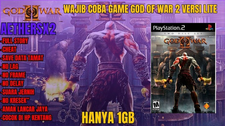 RINGAN!!! GAME GOD OF WAR 2 VERSI LITE DI ANDROID COCOK BUAT HP KENTANG AMAN LANCAR JAYA