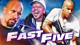 BEST ONE YET!!!!! * Fast Five *   Movie Reaction.  ( first time watching)