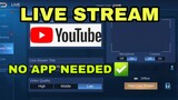 How To Live Stream Mobile Legends in YouTube Using Your Phone