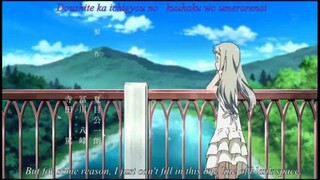 [Lyrics English/Romaji] Anohana Opening (Tv size)- Aoi Shiori/ Blue Bookmark