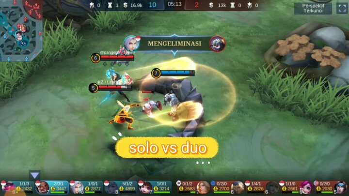 Match solo vs duo paling seru !!!