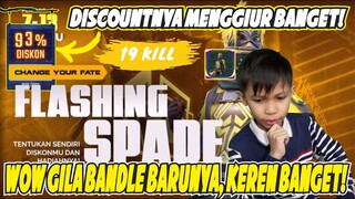 BUNDLE FLASHING SPADE GA ADA LAWANNYA! LANGSUNG DAPET 19 KILL DONG WKWK - GARENA FREE FIRE