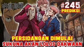 [JJK245] PERSIDANGAN DIMULAI❗SUKUNA LOLOS DARI DAKWAAN❗PREDIKSI JUJUTSU KAISEN 245❗