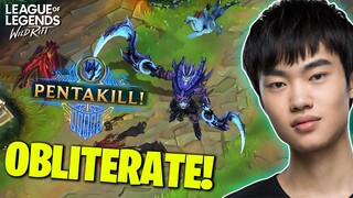 When LoL PROS OBLITERATING in WILD RIFT! | League of Legends Wild Rift