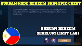 BURUAN KODE REDEEM SKIN EPIC CHEST TERBARU!!! KODE REDEEM MOBILE LEGENDS TERBARU - MLBB