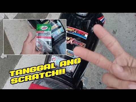 PAANO TANGGALIN ANG SCRATCH SA TANGKI NG MOTOR | PARANG BAGO NA ULIT