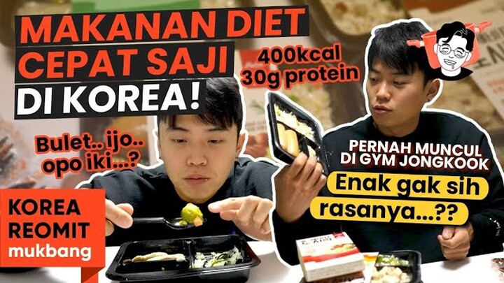 MAKANAN DIET SIAP SAJI YANG DIMAKAN KIM JONG KOOK.. RASANYA..?