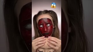 😰🔥 omg red skin girl tiktok magic! #shorts