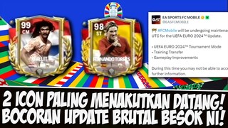 2 ICON PALING DITAKUTI! BOCORAN UPDATE BRUTAL BESOK INI EVENT EURO EASPORT FC MOBILE | PERKORO DUNYO