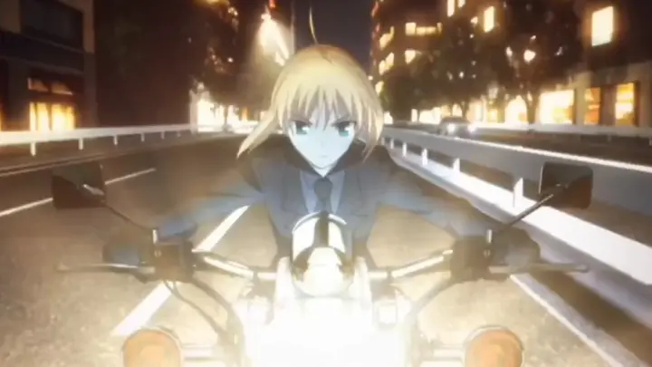 [Anime][Fate]Saber Racing Cars Is Super Cool