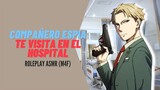 Compañero espía te visita en el hospital 😖🏣 (Herida)(Confesión) ASMR Roleplay Español (M4F)