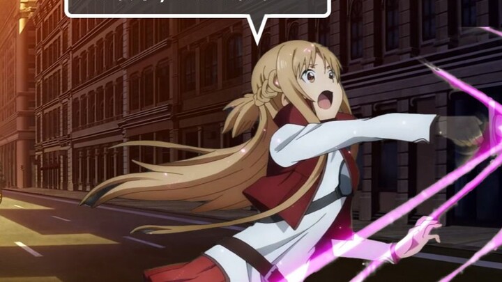 Asuna, who wanted to help but accidentally killed the leader [with gb]
