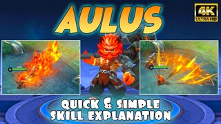 NEW HERO Aulus Quick and Simple Skill Explanation | Mobile Legends Bang Bang