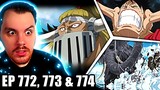 Zunesha Cries! | One Piece REACTION Episode 772, 773 & 774