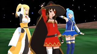 【mmdこのすば】ダクネス＆アクア＆めぐみんでプラチナ