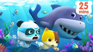 Super Panda's Ocean Rescue Mission  ( Cartoons for Kids )