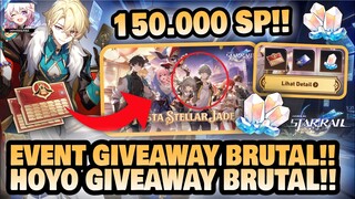 EVENT GIVEAWAY BRUTAL!! Giveaway 150.000 Supply Pass & Stellar Jade!! 🤔 | Honkai: Star Rail