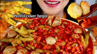 ASMR BAKSO PENTOL CEKER BEGAL | ASMR MUKBANG INDONESIA