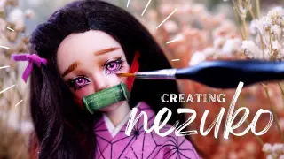 Creating NEZUKO [relaxing] | Demon Slayer Custom Doll | etellan