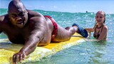 NFL team learns how to surf | Blue Crush | CLIP