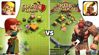 Clash of Clans VS Rise of kingdoms Lost Crusades