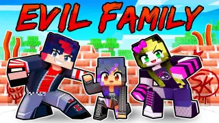 Adopted by the EVIL FAMILY in Minecraft!