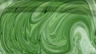 [Slime DIY] "Matcha" Made From SANW White Glue. Looks Appetizing?