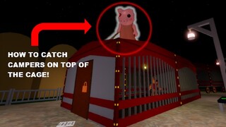 How to KILL GLITCHERS ON TOP OF THE CAGE IN CARNIVAL! (Even Mobile) [Roblox Piggy]