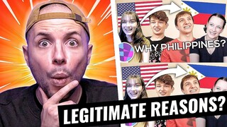 Why AMERICANS move to the PHILIPPINES? HONEST REACTION